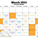 March Workout Calendar Foolproof Your Fitness