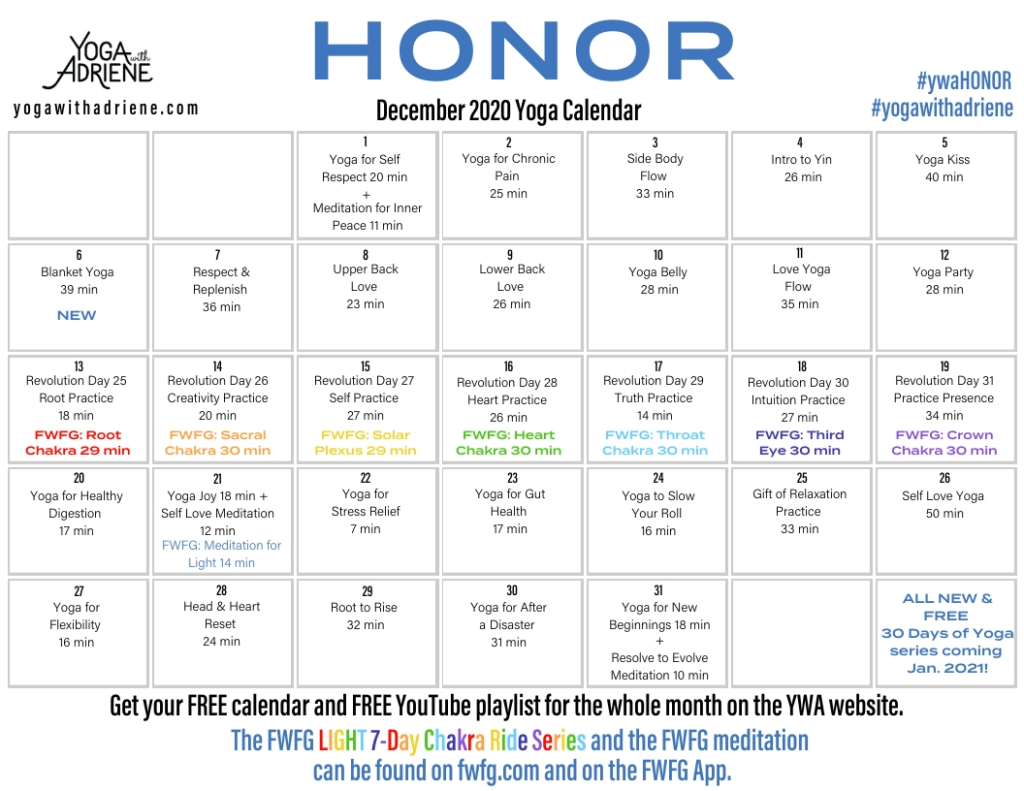 Monday Thru Friday Pratice Schedule