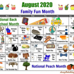 National Day Calendar Free Printable Best Calendar Example