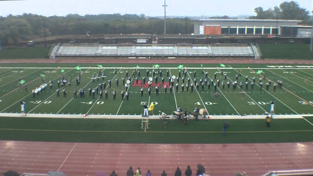 Norwalk Warrior Marching Band At Linn Mar Invitational 2013 9 28 13 