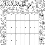 Printable Coloring Calendar For 2021 and 2020 Woo Jr Kids