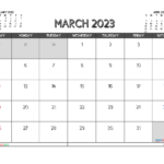 Printable March 2023 Calendar Free 12 Templates