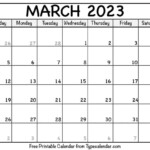 Printable March 2023 Calendar Templates With Holidays FREE