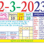 Telugu Calendar March 2023 Festivals Monthly Daily Sheets