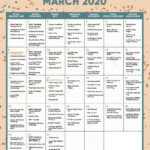 The Blogilates March 2020 Workout Calendar Blogilates