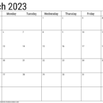 Top 5 Picks For Printable March 2023 Calendars CalendarsReview