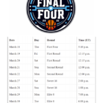 When Does March Madness Start Here s The NCAA Tournament Schedule For