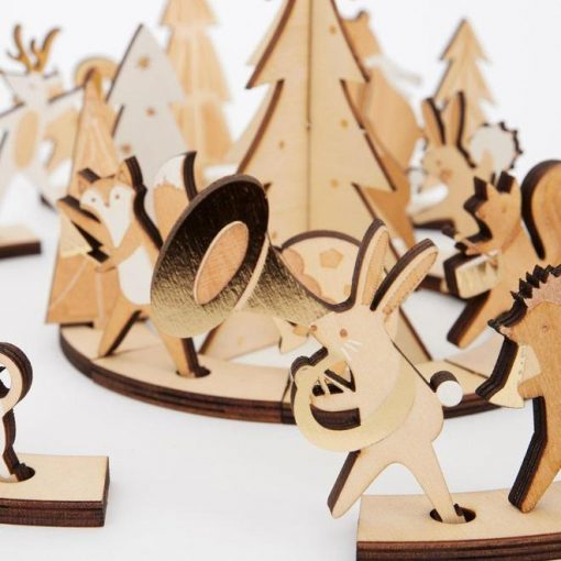 Wooden Marching Band Advent Calendar Unique Kids Advent Calendars