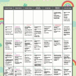 Your March Workout Calendar Blogilates March Workout At Home